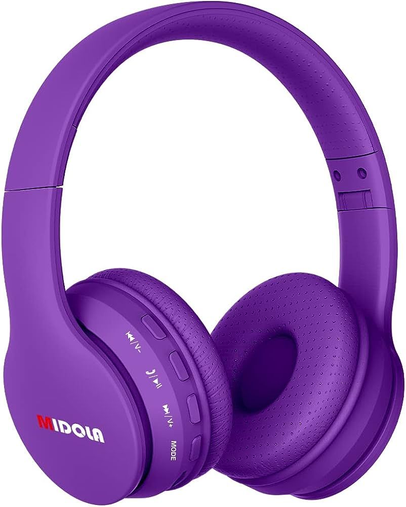 Headphones Bluetooth Wireless Kids Volume Limit 85dB /110dB Over Ear Foldable Noise Protection He... | Amazon (US)