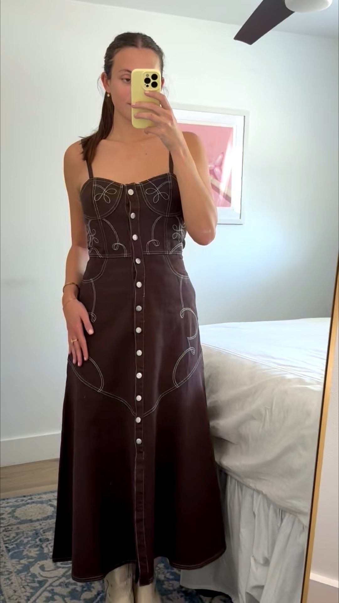 $84 dress from Dillard’s juniors section. I’m wearing a medium for reference! 

#LTKFindsUnder100 #LTKSaleAlert #LTKCyberWeek