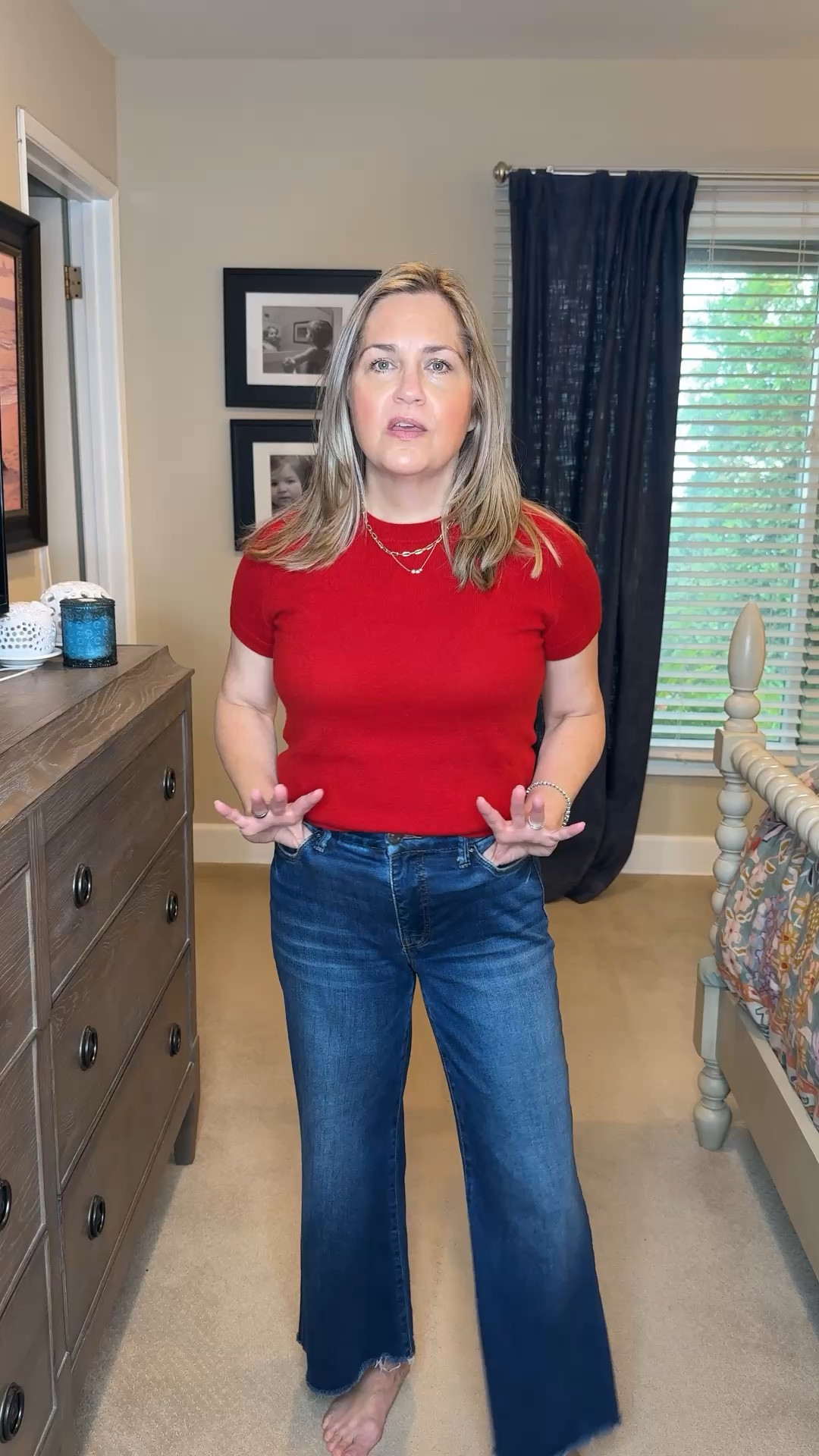 My absolute favorite go to pair of jeans! They are stretchy but do not stretch out. You can gain weight lose weight and they will still fit you.  


#LTKspring #LTKOver40 #LTKspringtrends