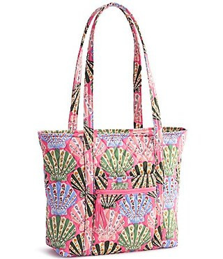 Vera Bradley Cottage Shells Small Original Vera Tote Bag - Cottage Shells | Dillard's