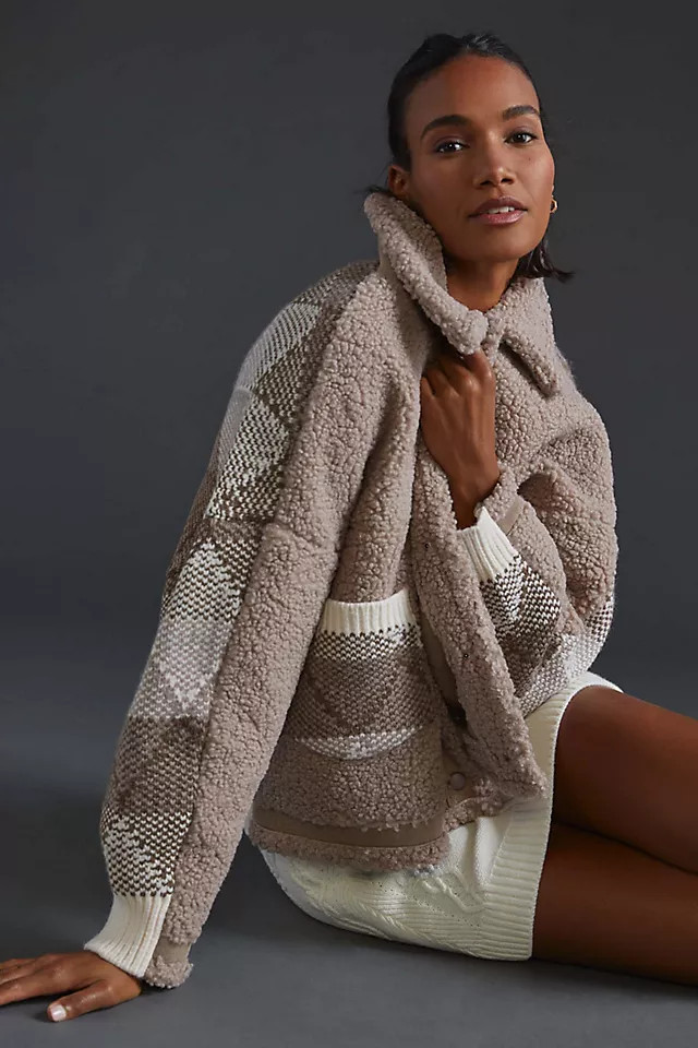 BLANKNYC Cozy Sherpa Jacket | Anthropologie (US)