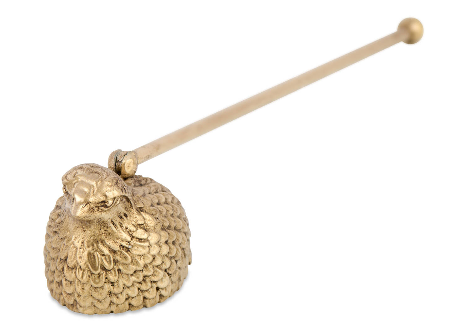 Chickadee Candle Snuffer Brass | Urban Barn