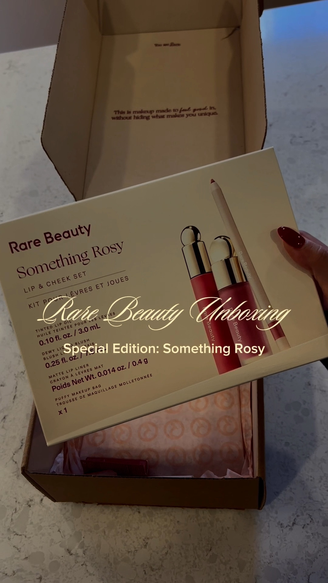 Just wanna look good for ya🫦 RARE BEAUTY unboxing: Something Rosy

#LTKgrwm #LTKValentine #LTKBeauty