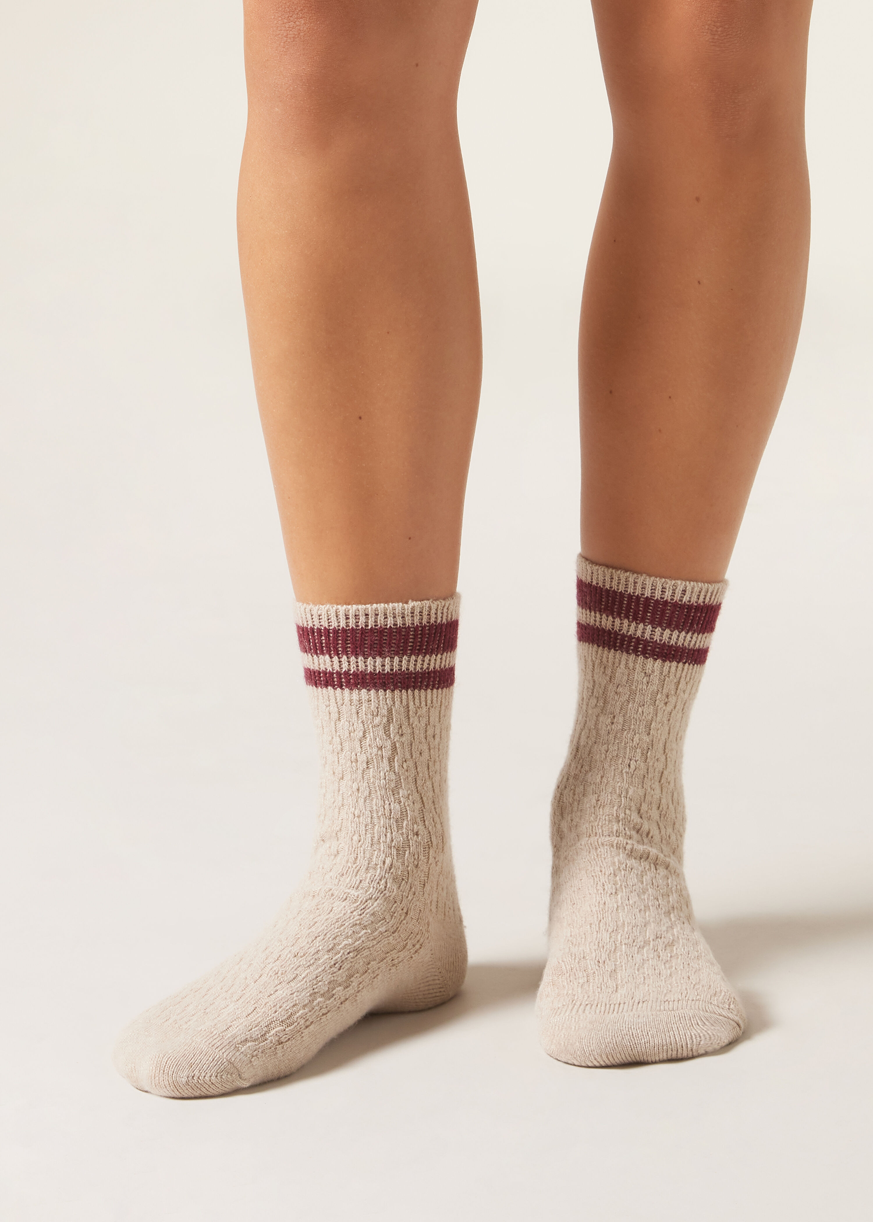 Woven Socks with Cashmere - Short socks - Calzedonia | Calzedonia US