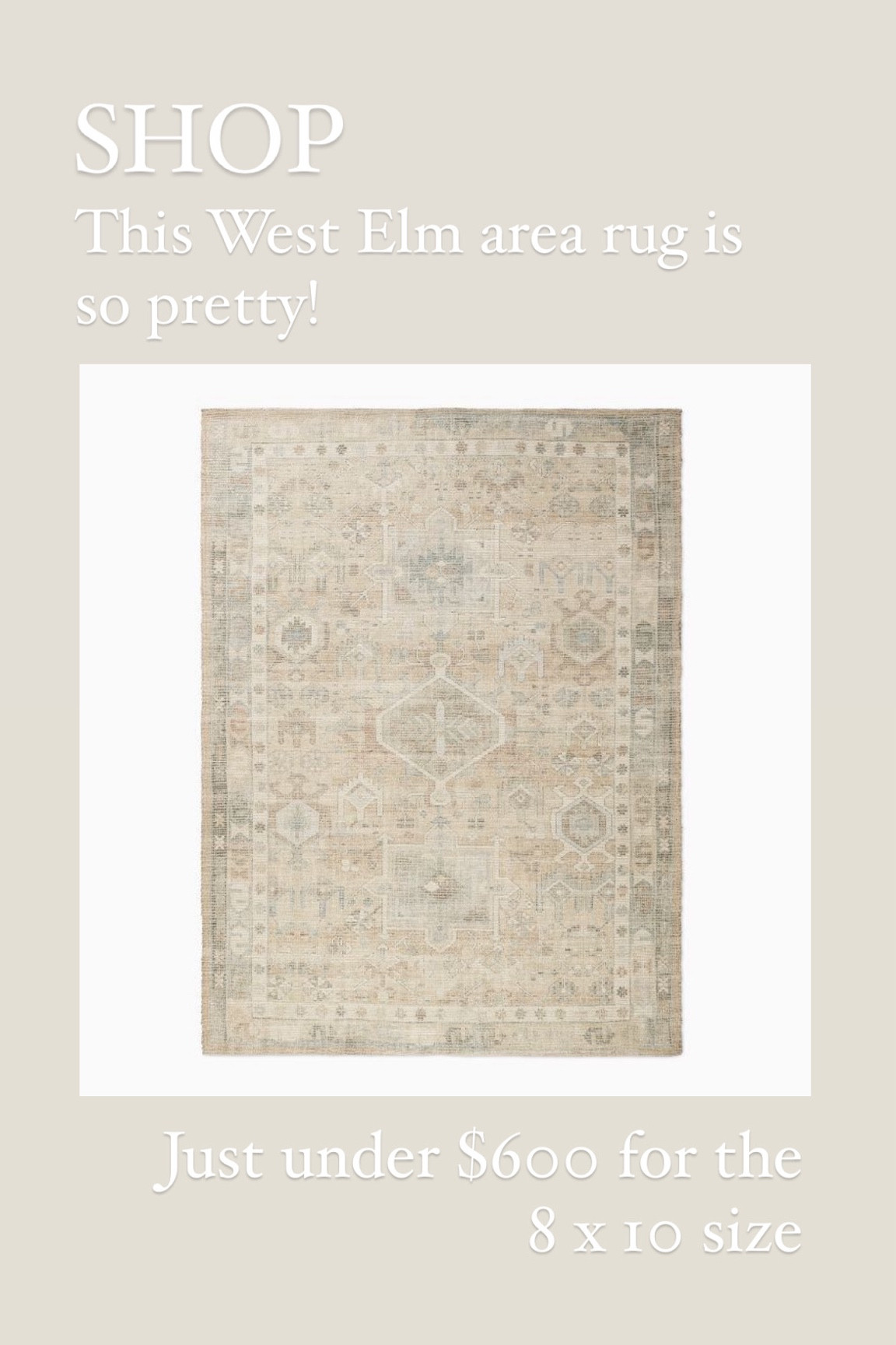 Love this beautiful West Elm area rug that we used in a recent master bedroom design! 

#arearug #bedroom #furniture

#LTKStyleTip #LTKHome #LTKSaleAlert