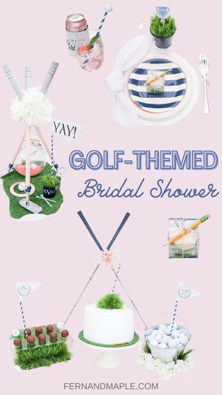 Everything you need to host a Golf-Themed Bridal Shower with fun DIY decor.

#bridalshower #golfparty #diydecor #diyparty #partydecor

#LTKparties #LTKwedding #LTKfamily