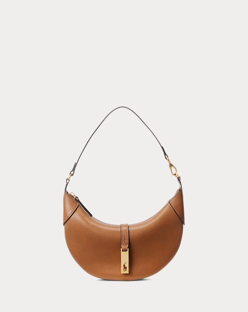 Polo ID Calfskin Mini Shoulder Bag for Women | Ralph Lauren® UK | Ralph Lauren (UK)