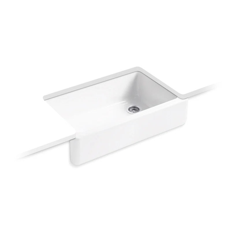 Whitehaven® Self-Trimming 36" L x 22" W Farmhouse Kitchen Sink | Wayfair North America