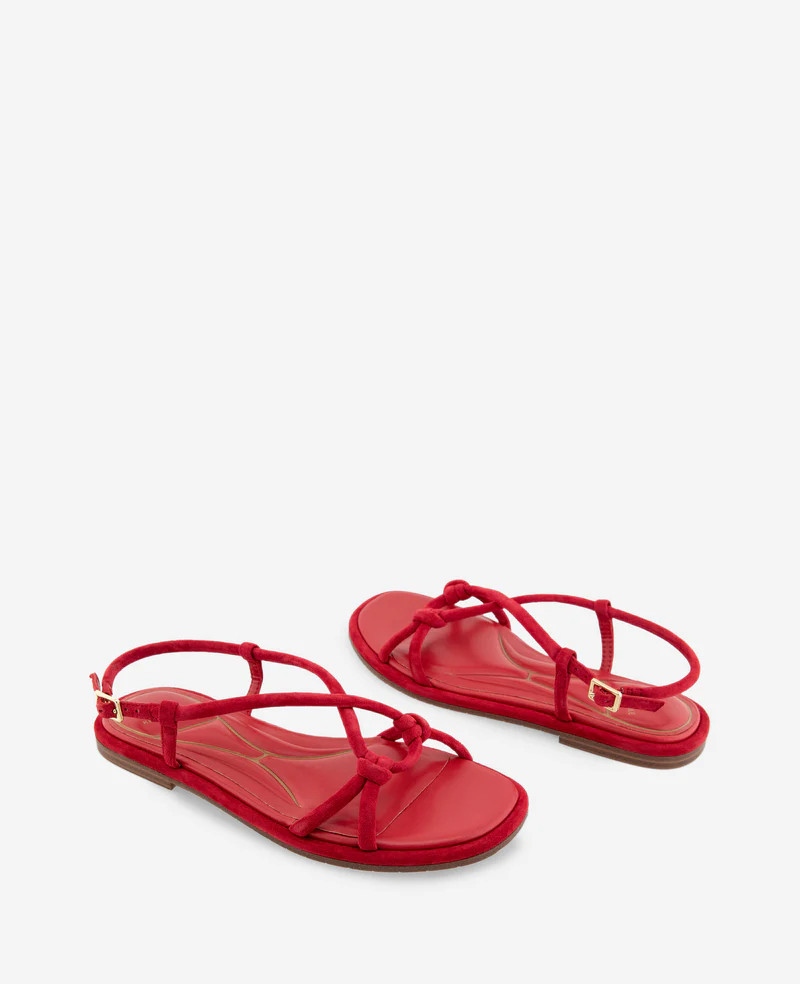 Paria Suede Knot Detail Sandal | Kenneth Cole