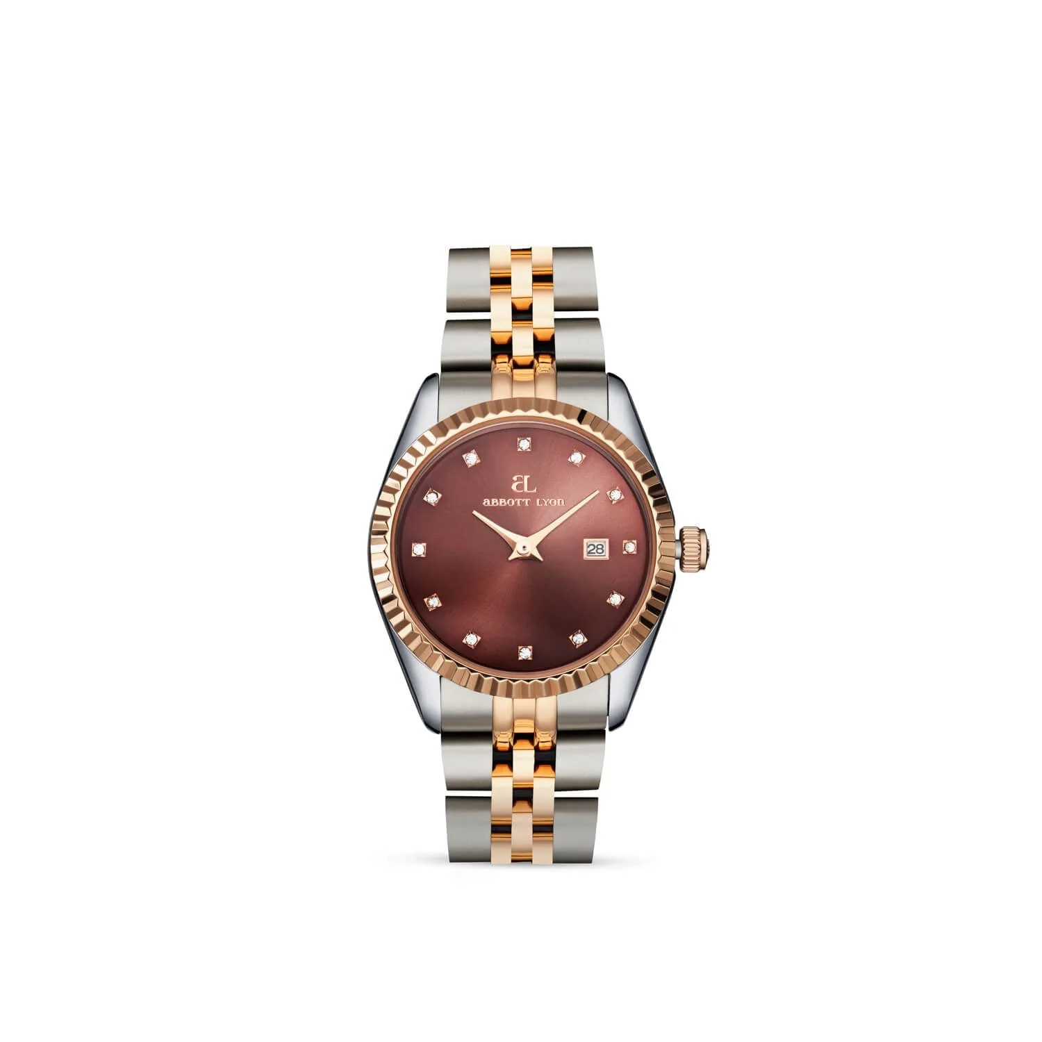 Mini Two Tone Mocha Belgravia 30 Watch | Abbott Lyon