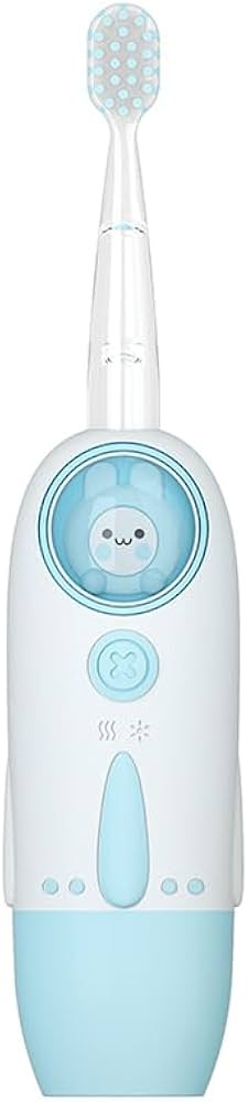 Tachibiu Kid's Electric Toothbrush with 7 Colored Lights & 2 Brush Heads - Fun Colorful Space Cap... | Amazon (US)