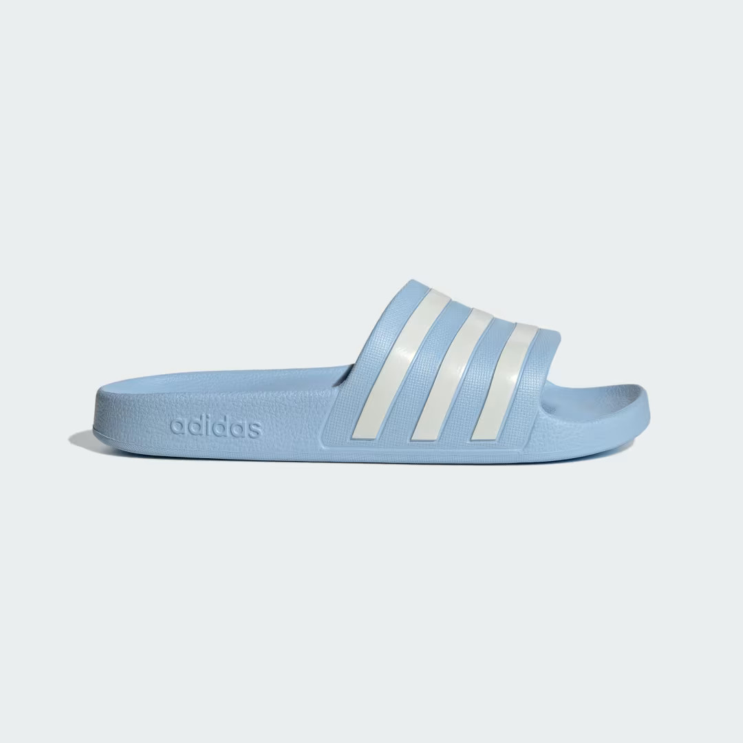 Adilette Aqua Slides Glow Blue 5 - Womens Originals Slides | adidas (US)