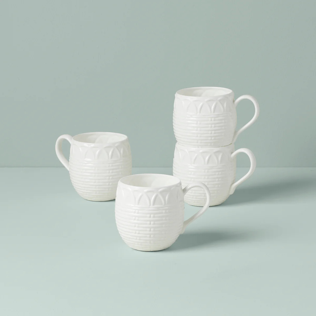 Wicker Creek Mugs, Set of 4 | Lenox