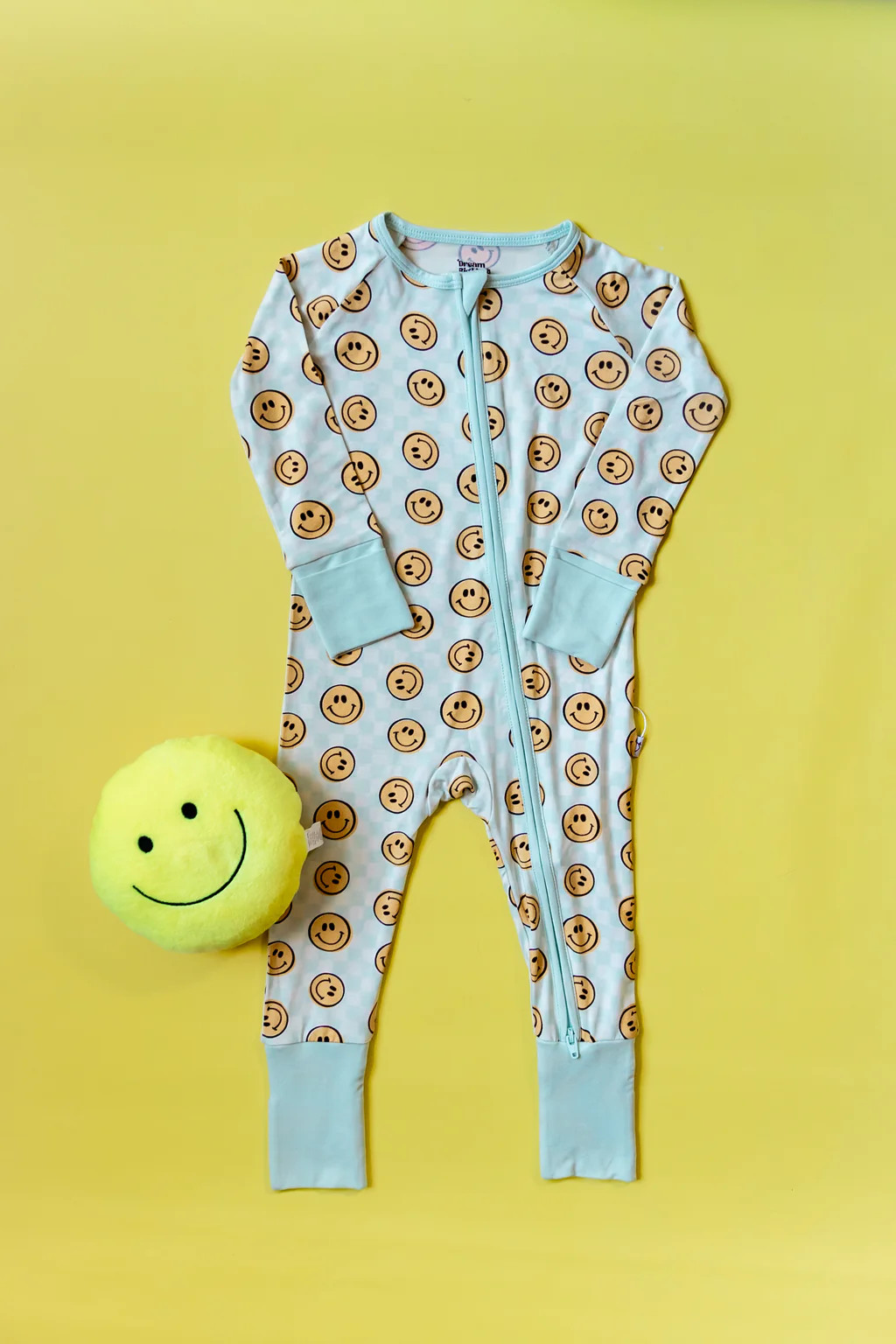 BE HAPPY CHECKERS DREAM ROMPER | DREAM BIG LITTLE CO