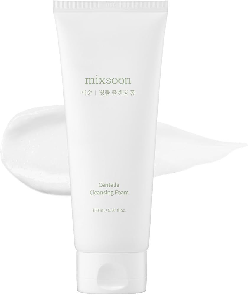 mixsoon Centella Cleansing Foam 5.07 fl oz/ 150ml,Low pH cleansing foam for soothing and moisturi... | Amazon (US)