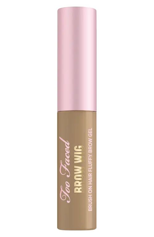 Too Faced Brow Wig Brush On Brow Gel in Dirty Blonde at Nordstrom | Nordstrom