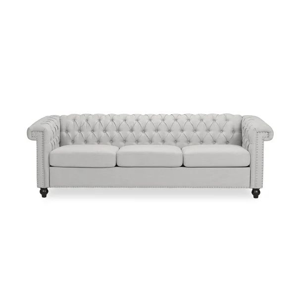 Parkhurst Tufted Chesterfield 3-seater Sofa by Christopher Knight Home | Bed Bath & Beyond