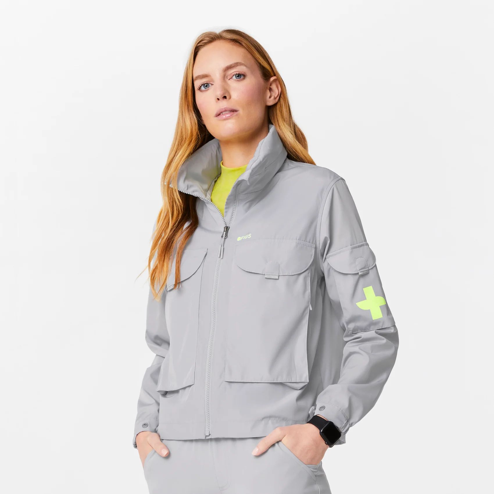 Women's On-Shift Extremes Jacket™ - Silver Arrows · FIGS | FIGS