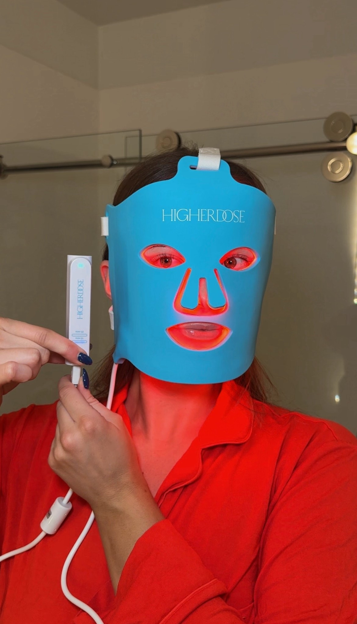 red light therapy mask