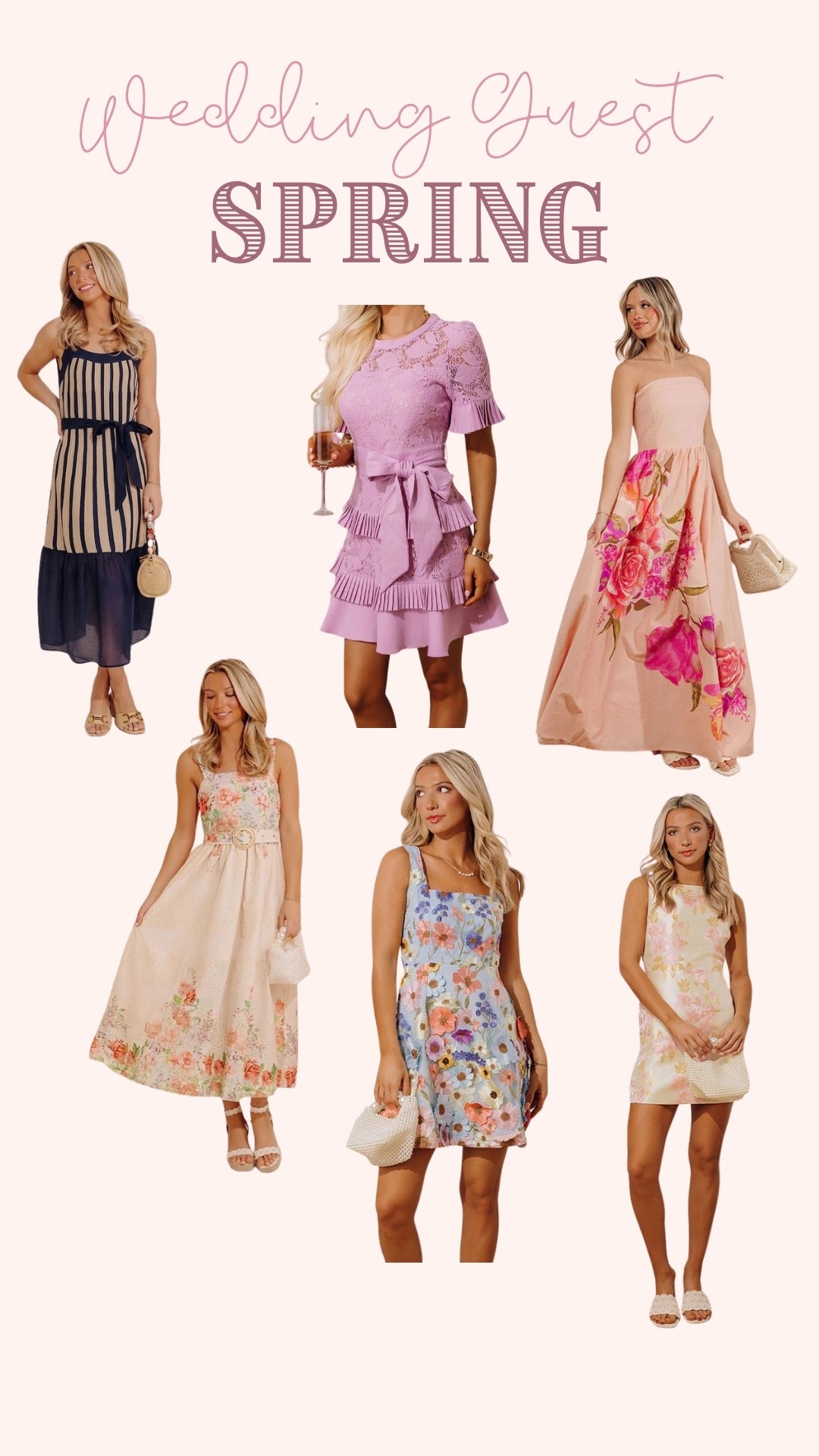 Spring Wedding Guest Dresses 🌼🩷

#LTKootd #LTKWedding