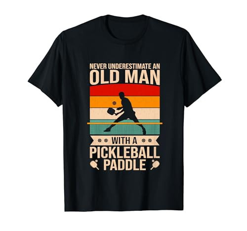 Funny Pickleball Art For Men Women Paddle Pickleball Player T-Shirt | Amazon (US)
