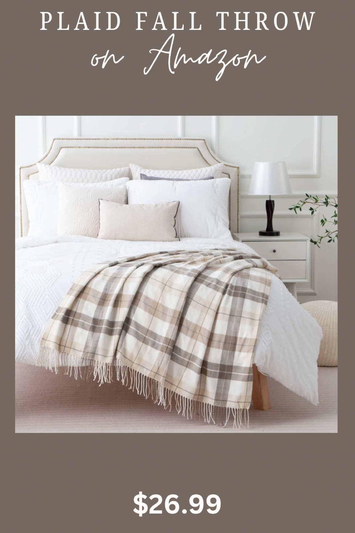 Obsessed with this Fall plaid throw blanket from Amazon! 😍😍Such a good price too! 🤎🍂

#LTKHome #LTKSeasonal #LTKFindsUnder50