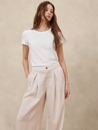 Timeless Crew-Neck T-Shirt | Banana Republic Factory