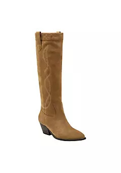 Marc Fisher LTD Edania Western Pointy Toe Dress Boots | Belk