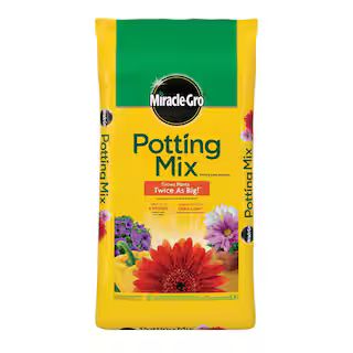 Miracle-Gro 50 qt. Potting Soil Mix 72790430 | The Home Depot