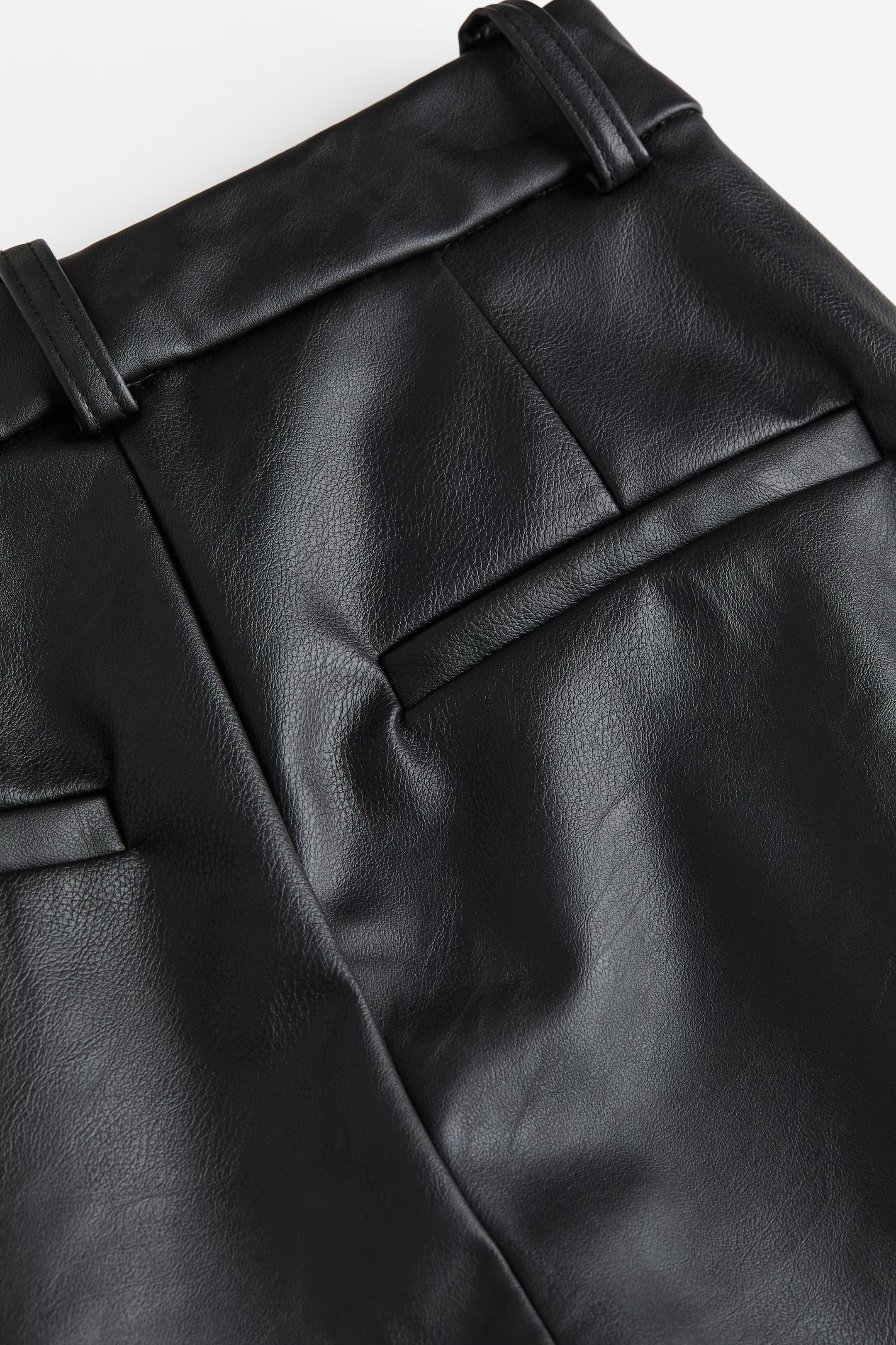 Wide coated trousers | H&M (UK, MY, IN, SG, PH, TW, HK)