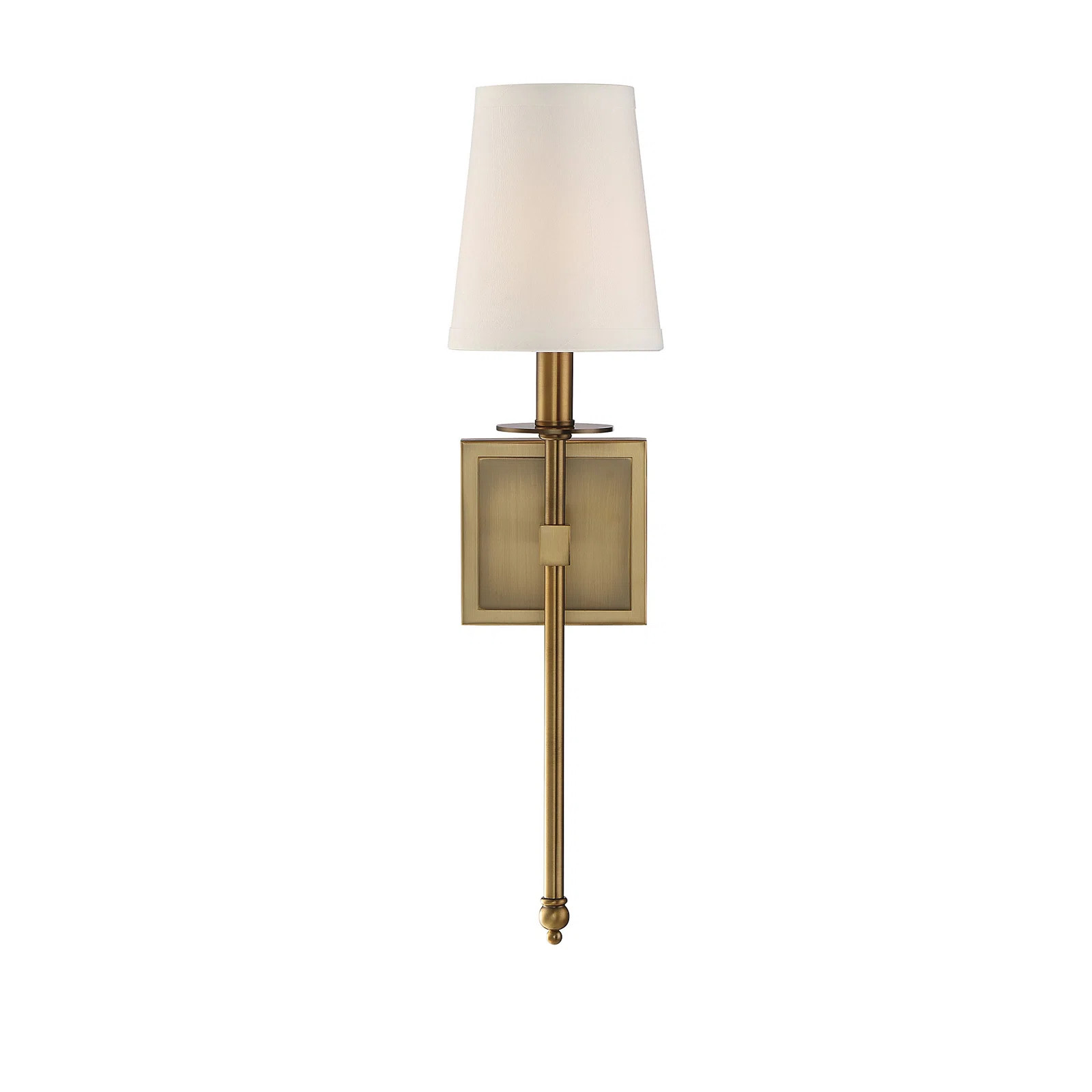 Jillian 1-Light Wallchiere in Warm Brass | Wayfair North America