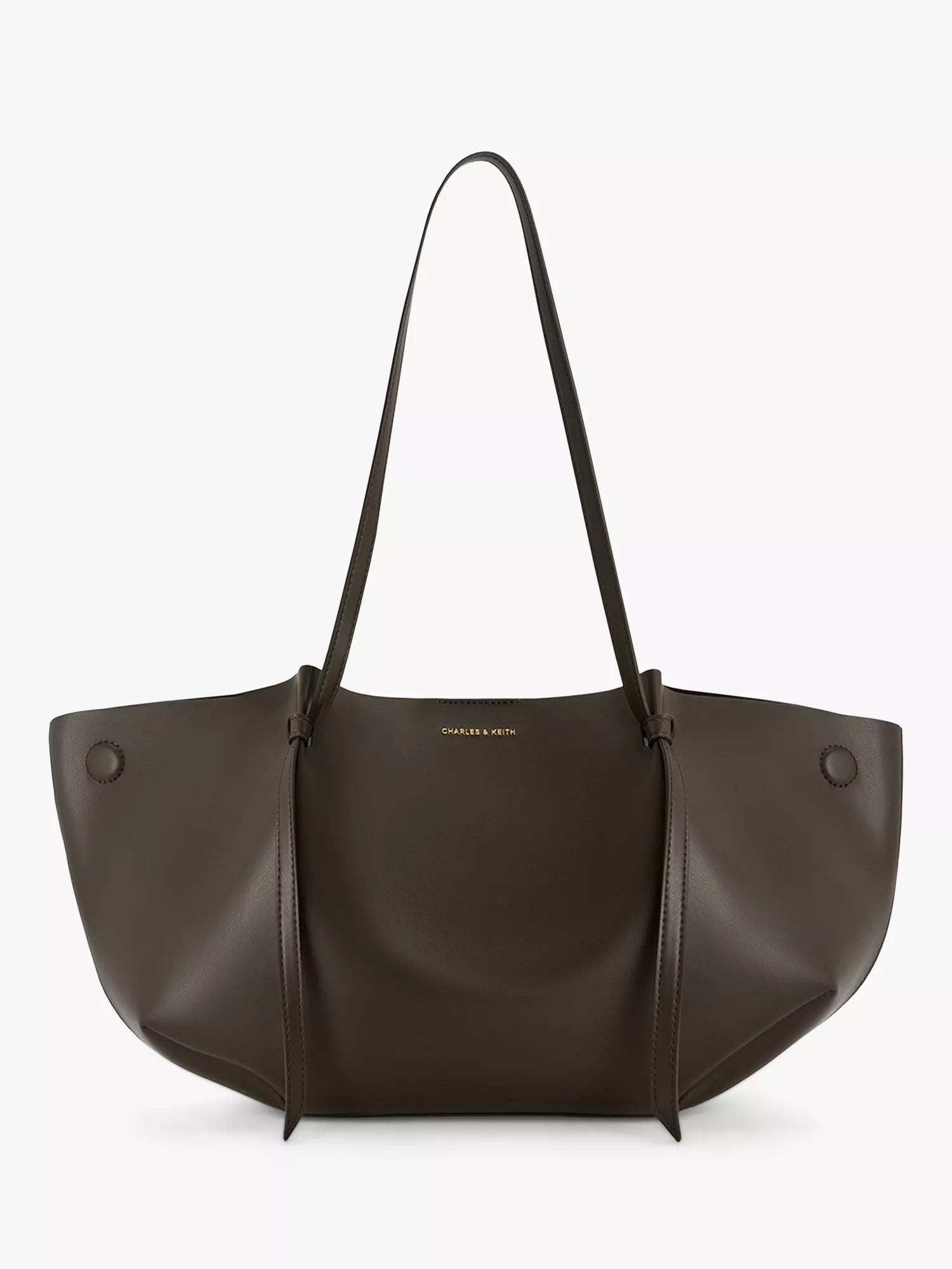 CHARLES & KEITH Calla Faux Leather Tote Bag | John Lewis (UK)
