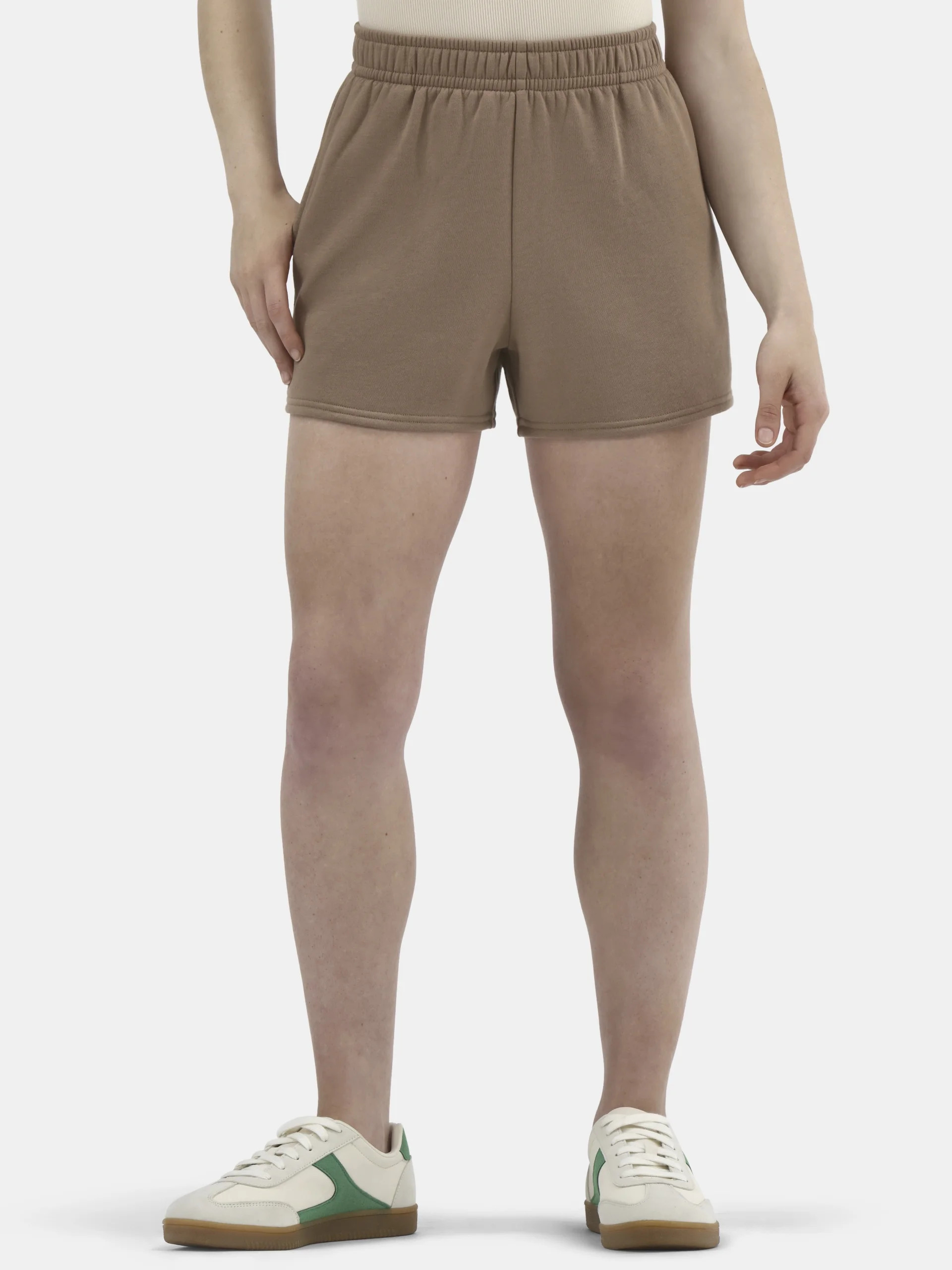 No Boundaries Soft Fleece Shorts, 1 or 2-Pack, Women’s - Walmart.com | Walmart (US)