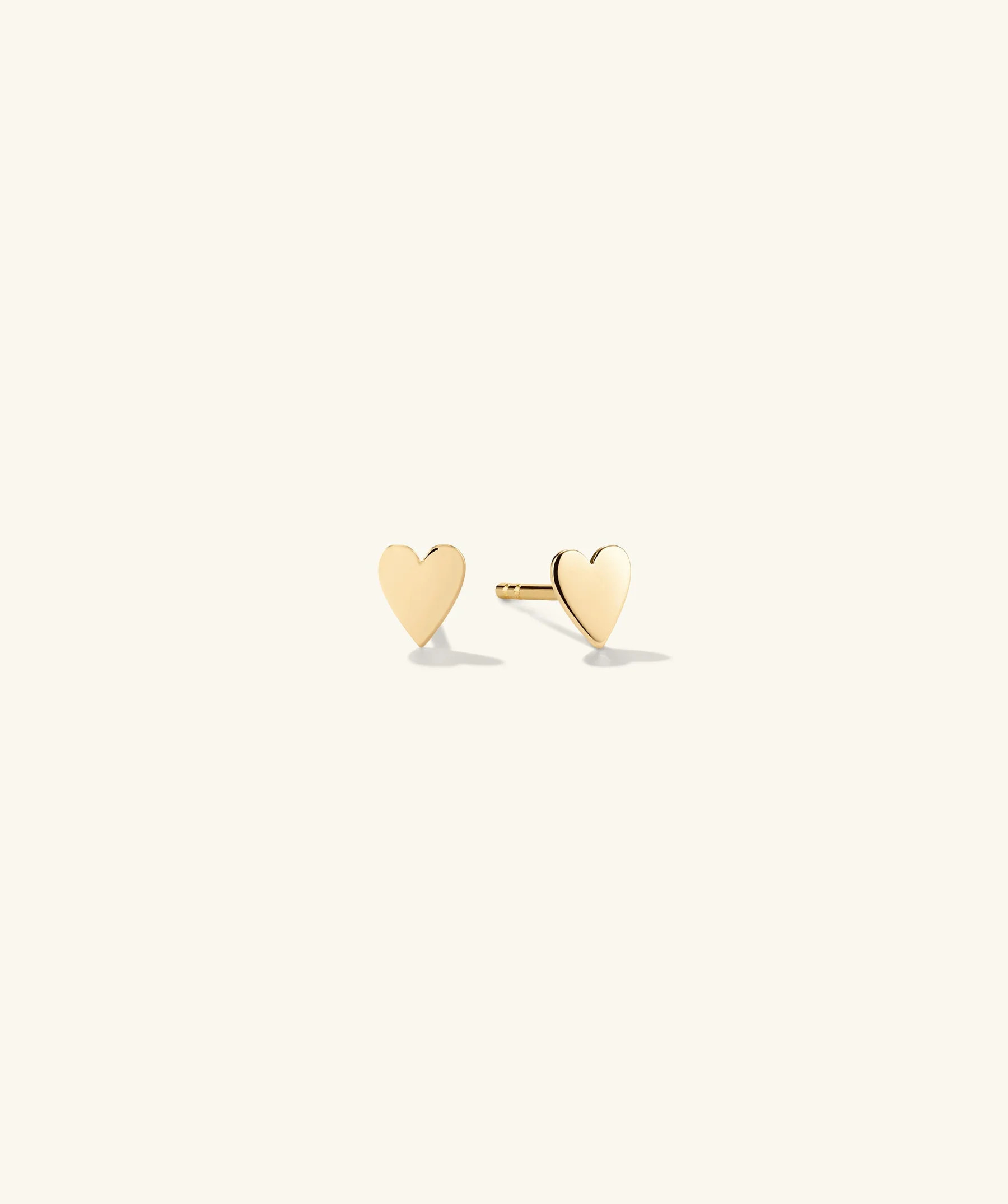 Mini Heart Studs | Mejuri Fine Crew