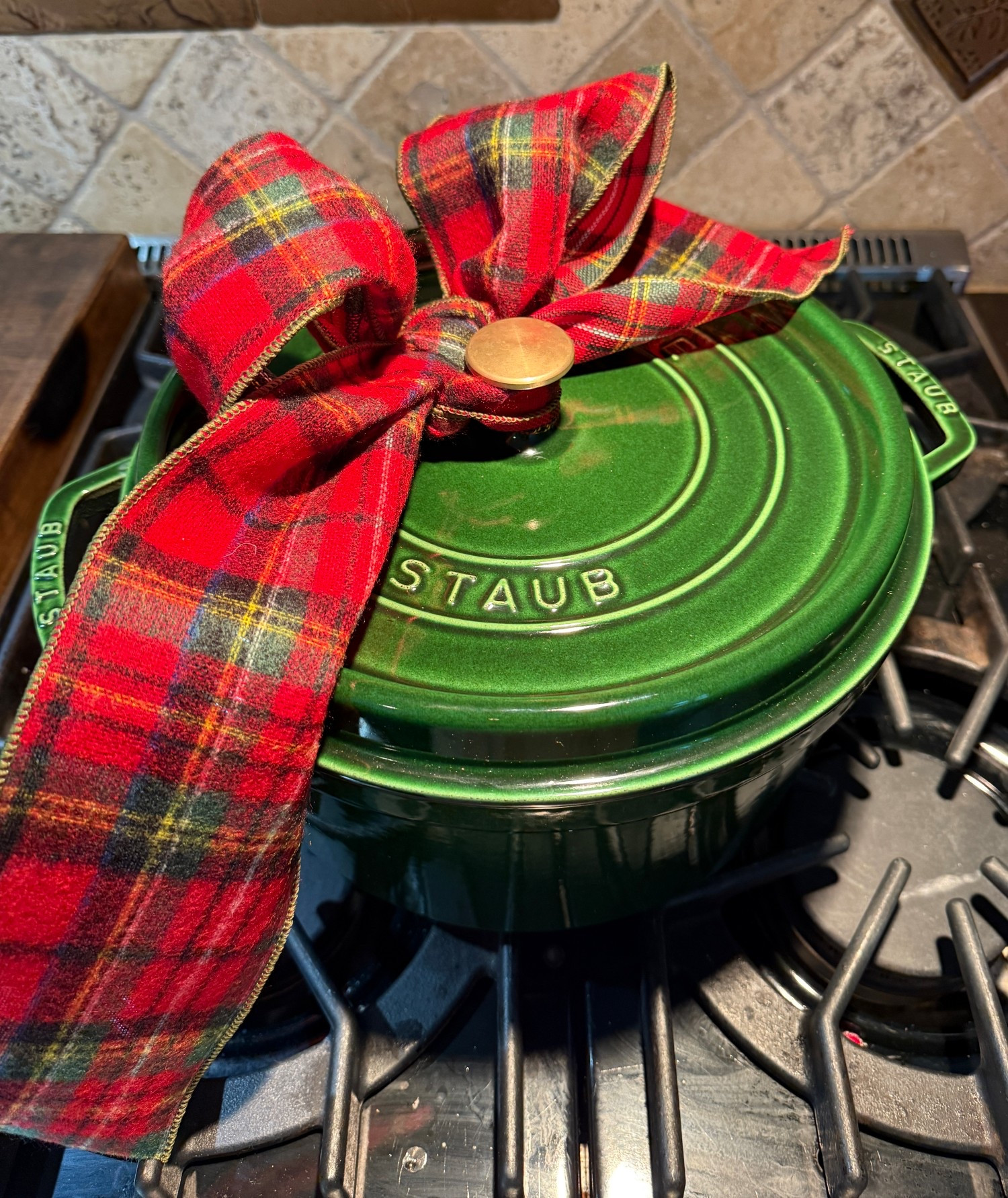I got this beauty for Christmas last year and it’s one of my most-loved kitchen items! I went with the 7-qt. size which has been perfect for big batches of  soups, curry, pot roasts, goulash and so much more! This enameled cast iron Dutch oven comes in lots of beautiful colors and in sizes ranging from 4 qt. - 13.25 qt., so you can choose what’s perfect for you! 

Here’s why I chose the Staub over another leading brand:

🎁 This beautiful basil color

🎁 Gold knob at no extra charge

🎁 Flat lid that allows for easy stacking in your cupboard (but I keep this beauty out on my stove top!)

🎁 Self-basting feature on the inside of the lid - meats come out so moist and yummy! 

🎁 Sale price - it’s still on sale!

#staub #dutchoven #madeinstaub #castiron #castironcooking

#LTKfoodie #LTKGiftGuide #LTKSaleAlert