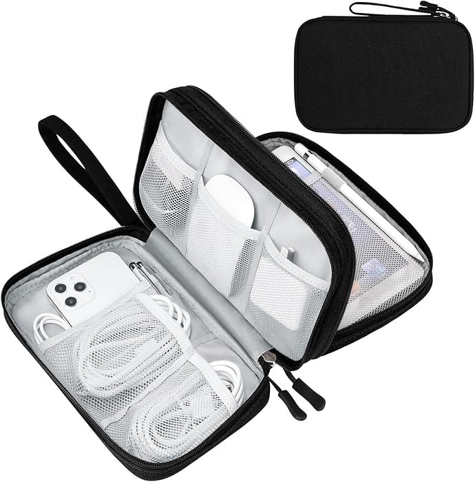 FYY Electronic Organizer, Large Travel Cable Organizer Bag Pouch Electronic Accessories Carry Cas... | Amazon (US)