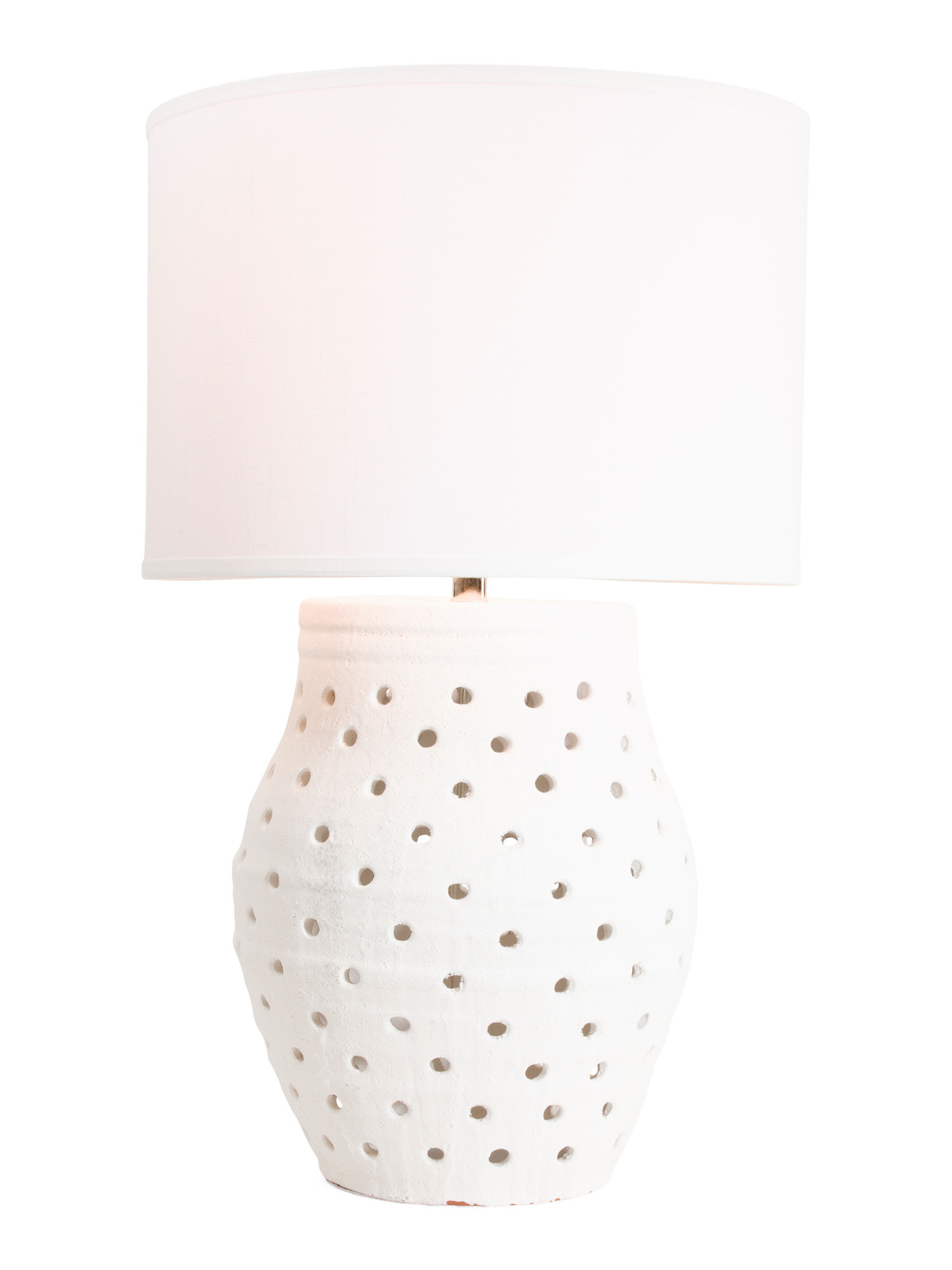 30in Porous Ceramic Pot Table Lamp | TJ Maxx