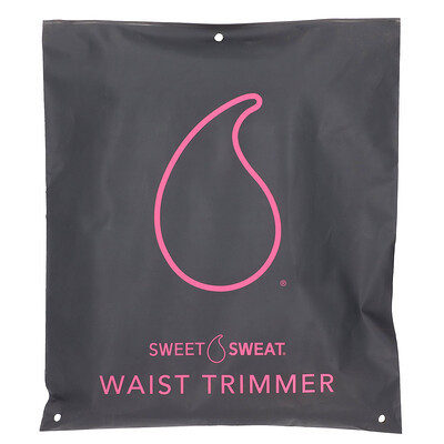 Sports Research, Sweet Sweat®, Waist Trimmer, Small, Black & Pink, 1 Belt | iHerb