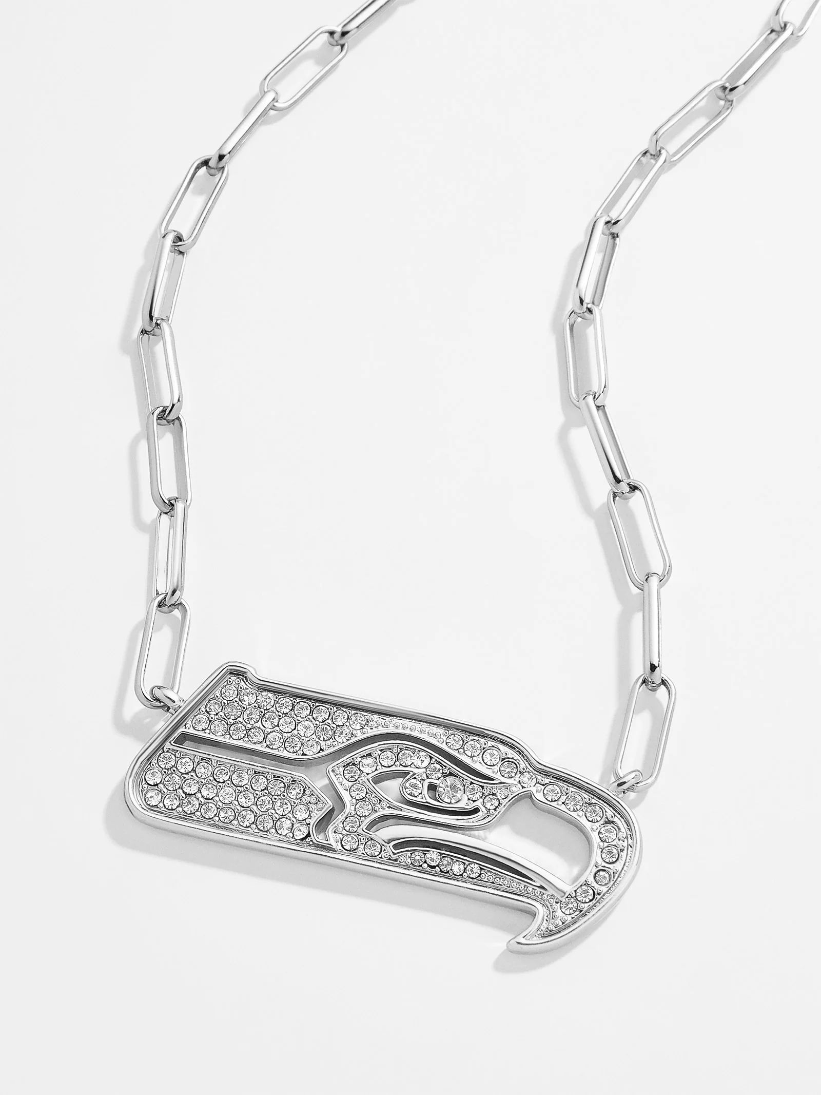 Seattle Seahawks NFL Silver Chain Necklace | BaubleBar (US)