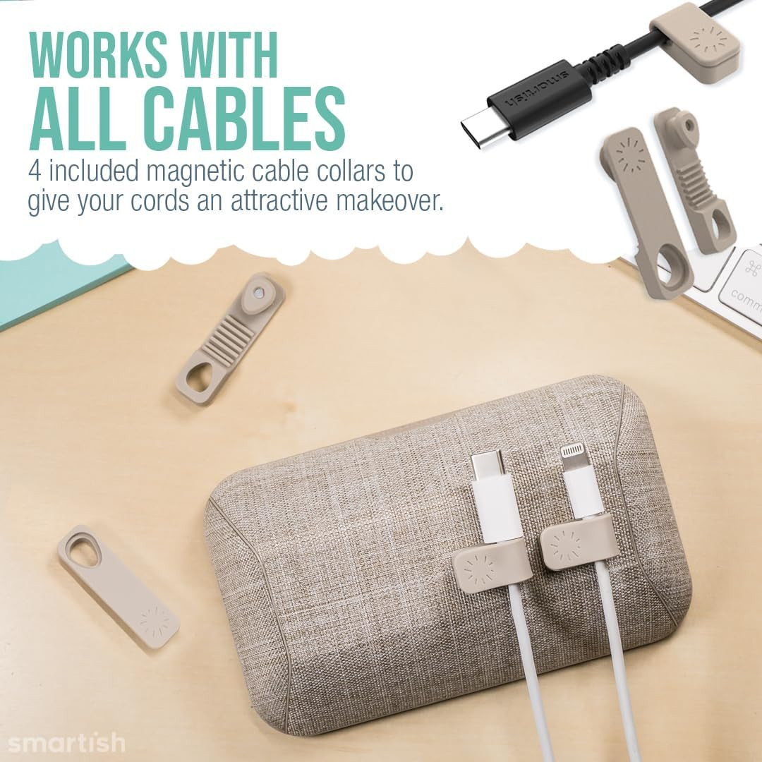 Smartish® Magnetic Cord Holder - Bigger Cable Wrangler Stocking Stuffer Organizer with Magnet Cl... | Amazon (US)