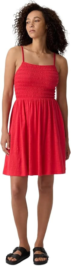 GAP Women's Smocked Midi Dress | Amazon (US)