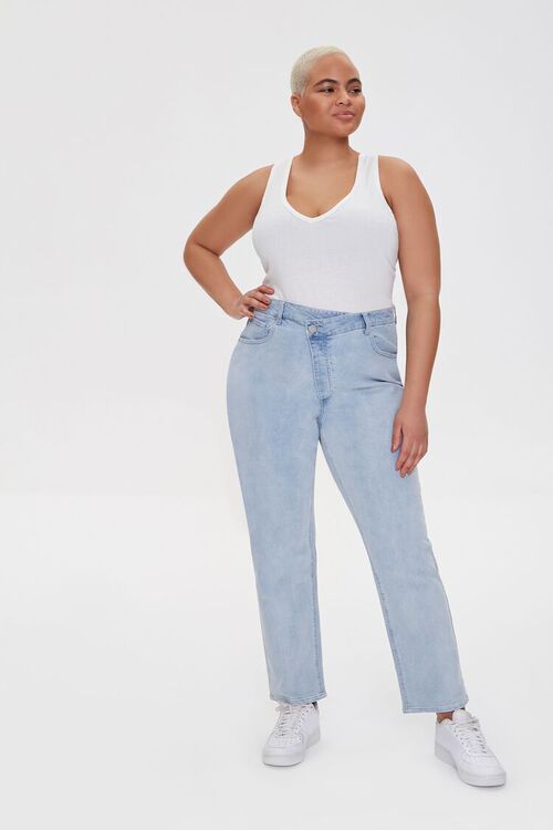 Plus Size Straight-Leg Jeans | Forever 21 (US)