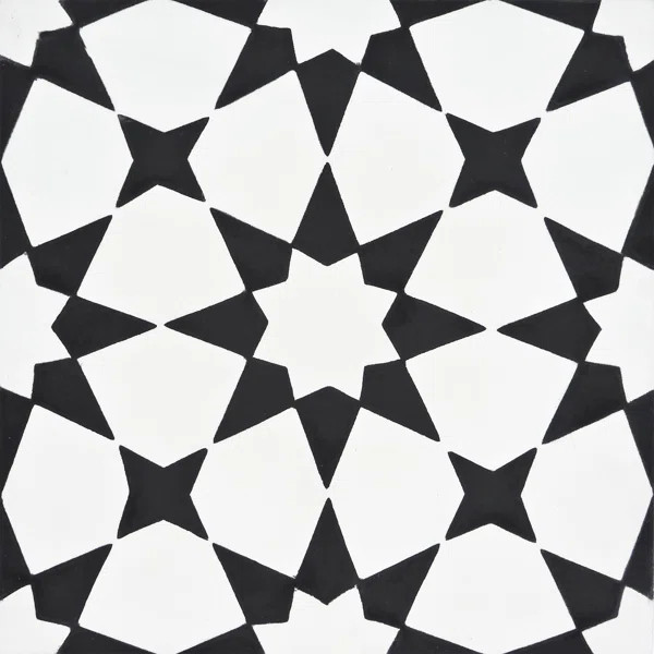 Medina 8" x 8" Cement Patterned Wall & Floor Tile | Wayfair Professional