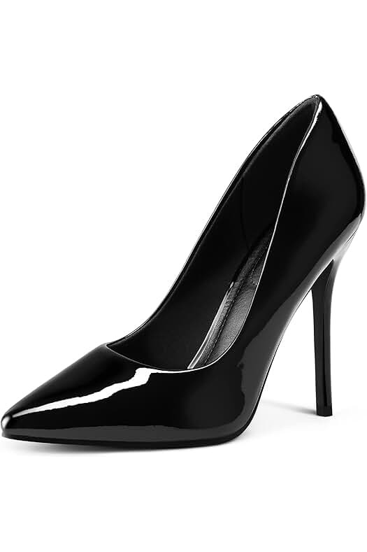 mysoft Women's High Heels Pumps Closed Pointed Toe Stiletto 4IN Dress Shoes | Amazon (US)