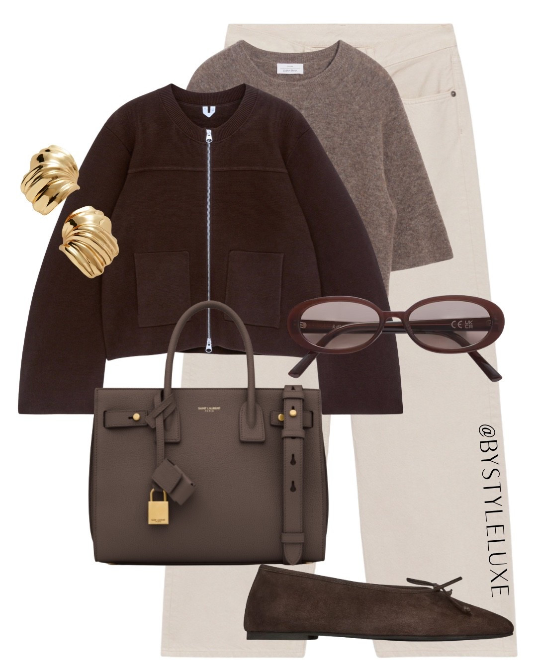 AUTUMN JACKETS - adore this brown knitted jacket, perfect for the transitional weather. Styled here with some beige jeans and suede flats. Workwear inspo 

#LTKautumn #LTKworkwear #LTKjeans