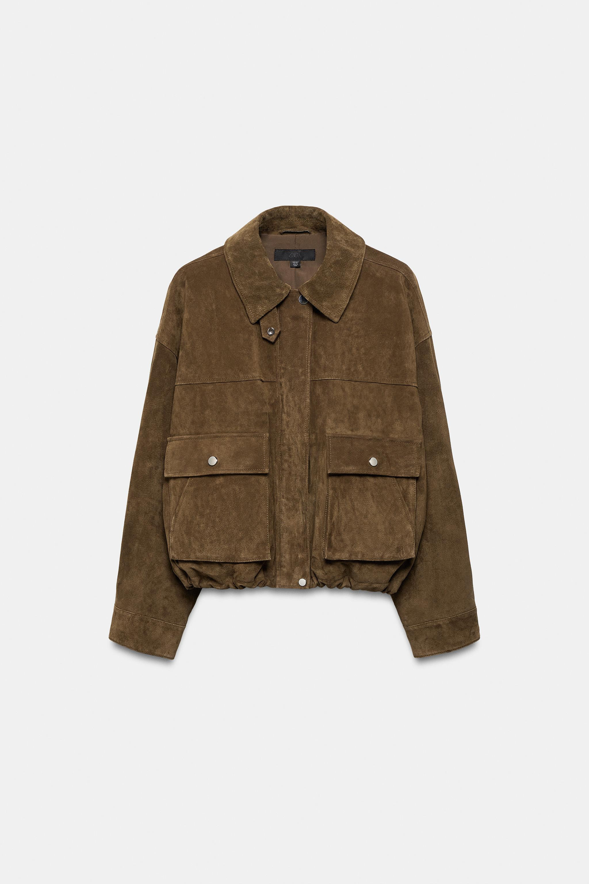 100% LEATHER BOMBER JACKET | Zara US