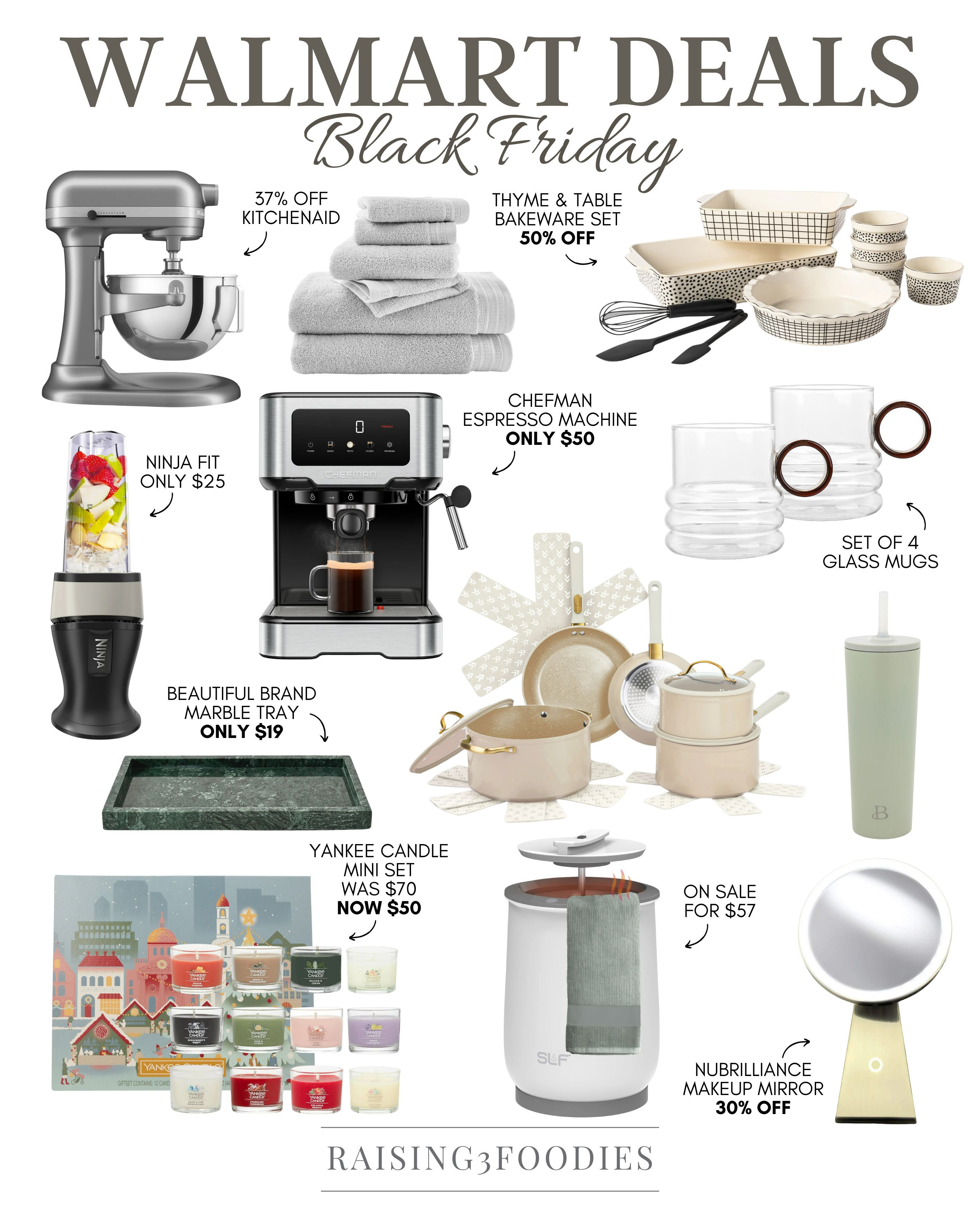 Walmart Black Friday Deals / Walmart Home Deals / Holiday Gifts Deals / Gifts for the Home / Kitchen Gifts / Cookware Sets / Kitchenaid / Bakeware Sets / Beautiful Brand Sale / Gifts for Her / Bath Accessories / Home Essentials /  

 

#LTKCyberWeek #LTKHoliday #LTKSaleAlert
