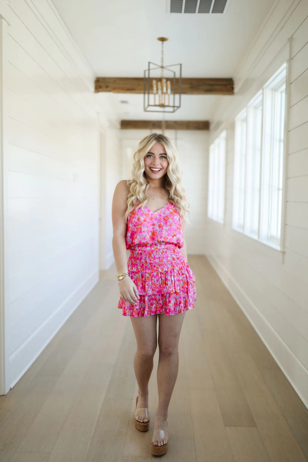 Reese Cami - Hot Pink Floral | cocolillys