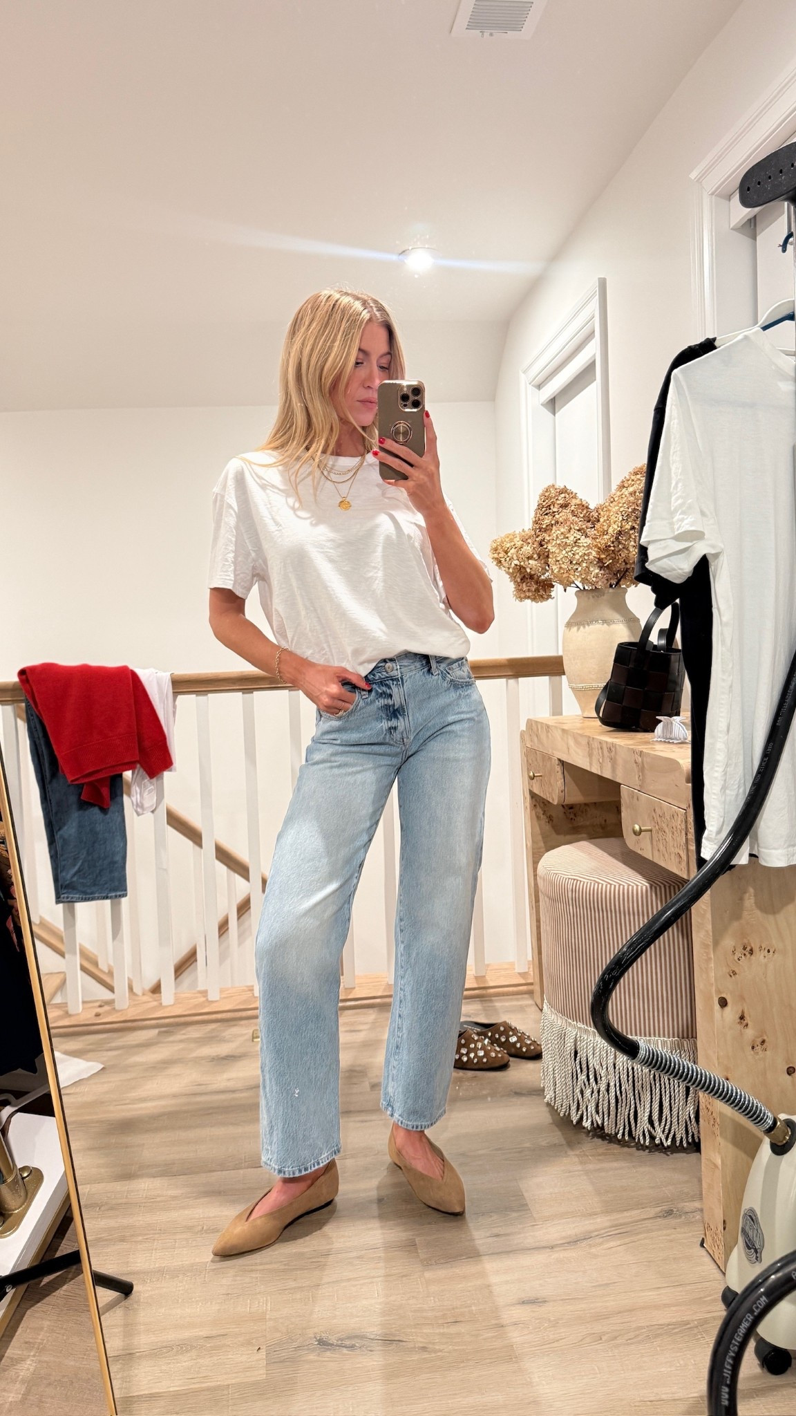 White tee + denim basic outfit! 

#LTKdayinmylife #LTKgrwm #LTKSeasonal