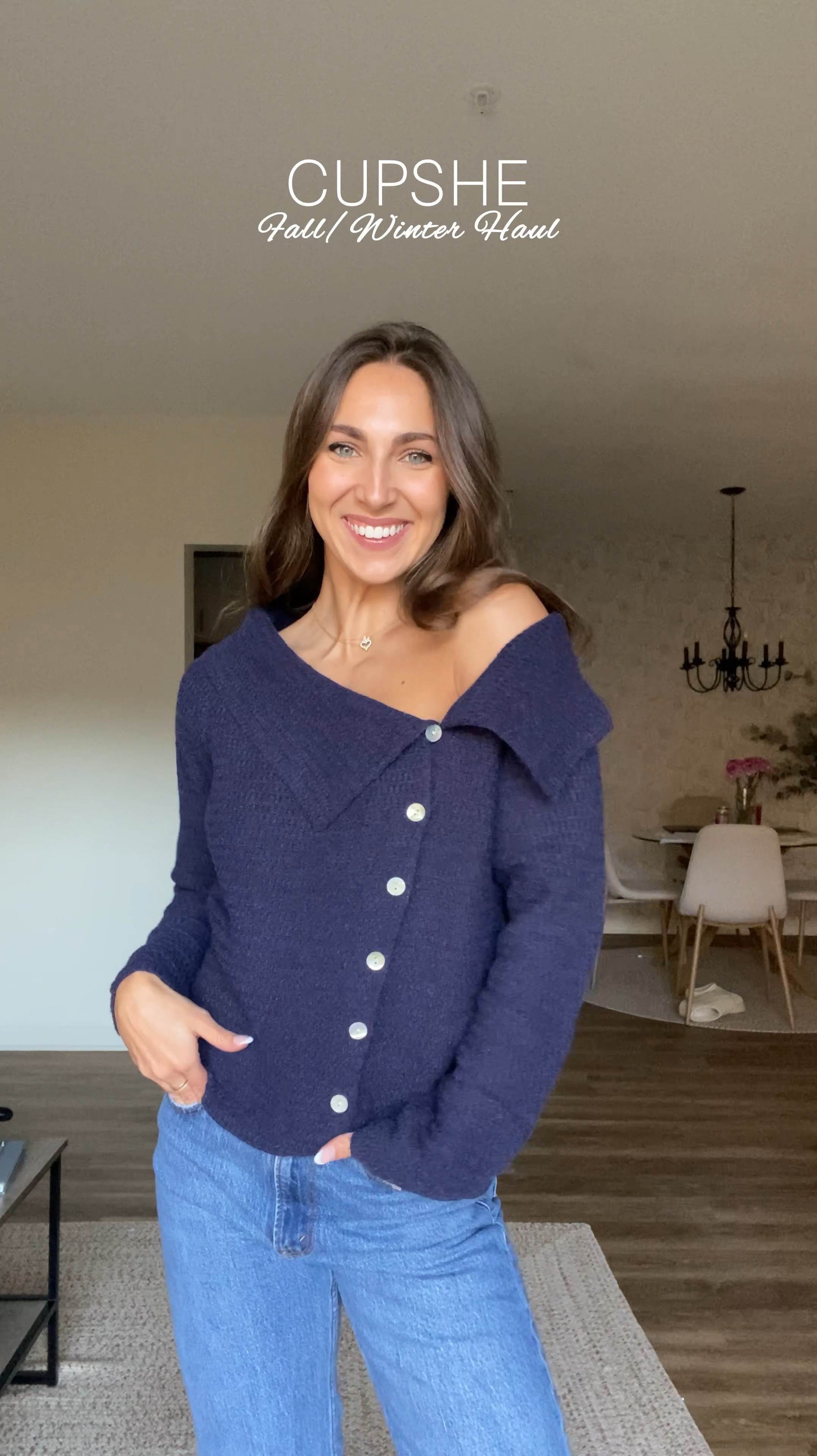 Love these fall/winter looks 😍 I’m obsessed with the off the shoulder sweaters! I’m wearing a small in everything 

#LTKFindsUnder50 #LTKHoliday #LTKSeasonal